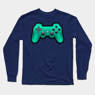 Video Game Inspired Console Playstation Dualshock Gamepad Long Sleeve T-Shirt